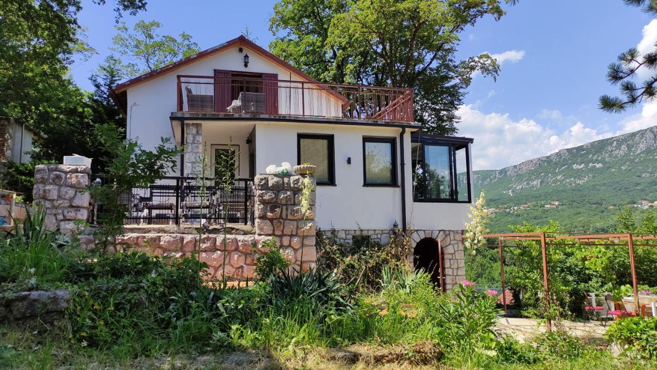 Amazing Sea-Mountain Valley View House With 3 Terraces And Huge Chill Gardens, 5Min From The Sea! Bribir  Buitenkant foto