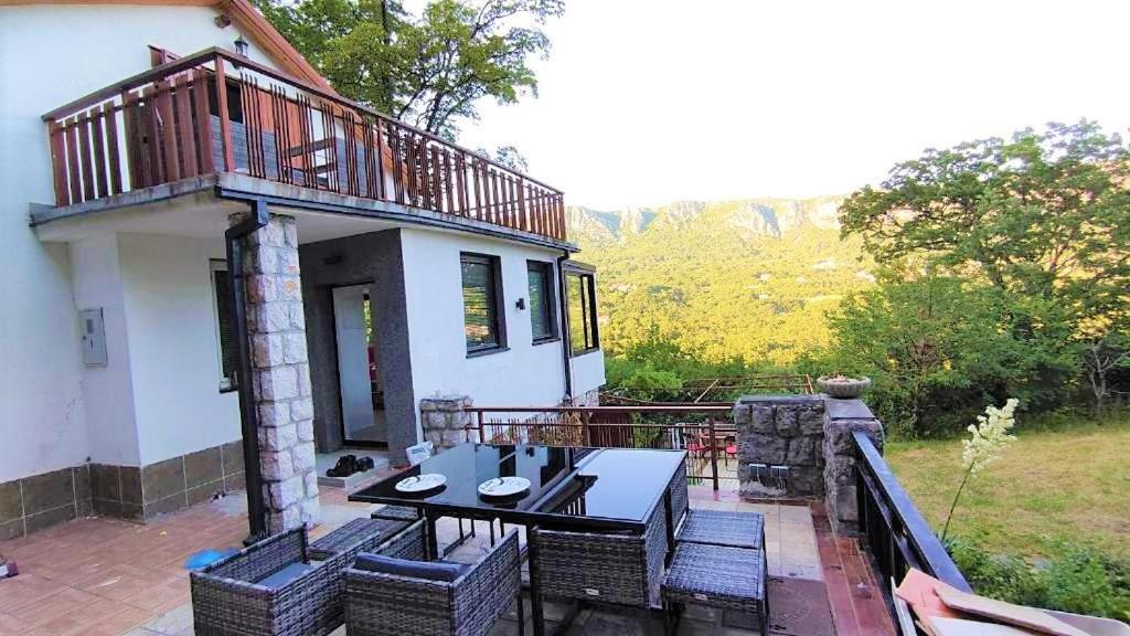 Amazing Sea-Mountain Valley View House With 3 Terraces And Huge Chill Gardens, 5Min From The Sea! Bribir  Buitenkant foto