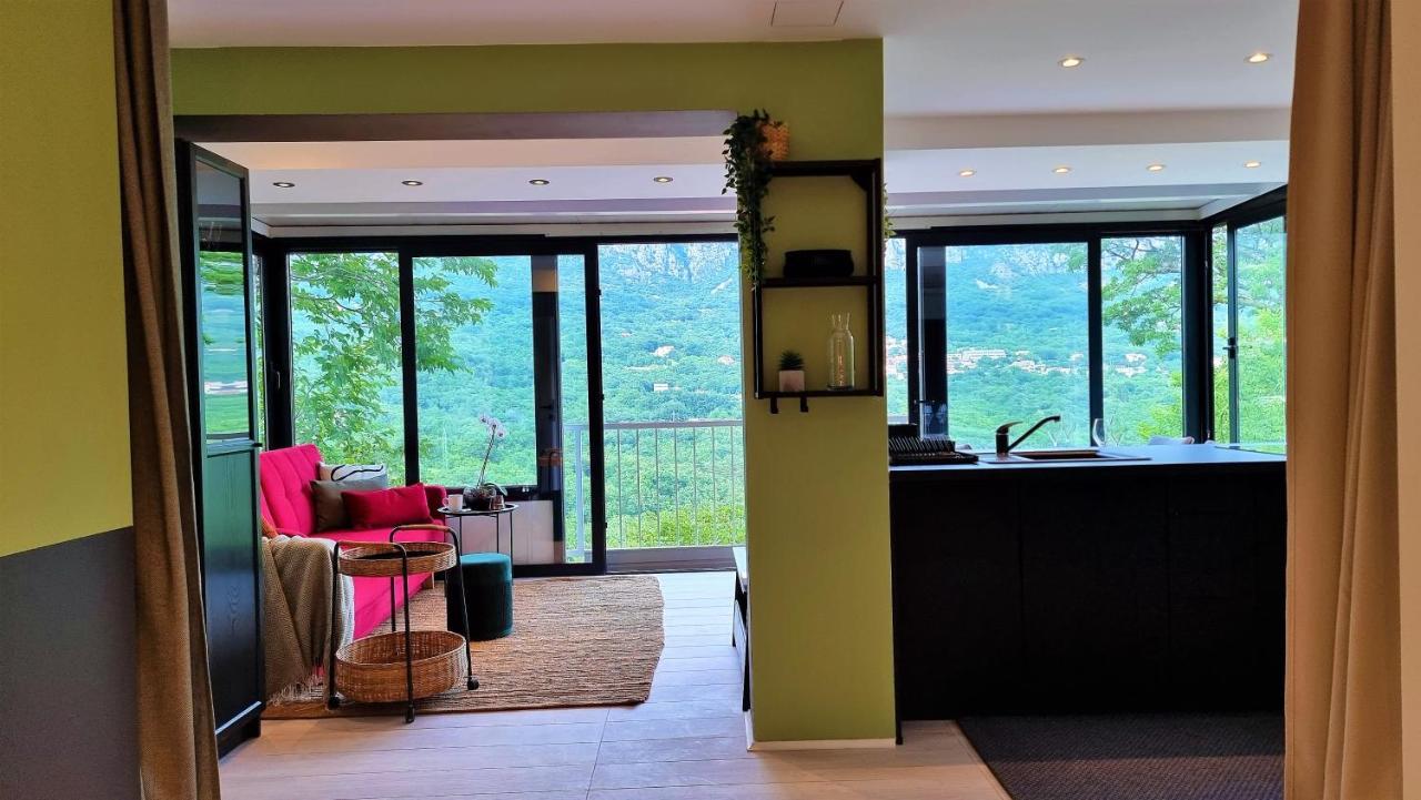 Amazing Sea-Mountain Valley View House With 3 Terraces And Huge Chill Gardens, 5Min From The Sea! Bribir  Buitenkant foto