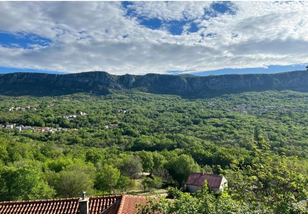 Amazing Sea-Mountain Valley View House With 3 Terraces And Huge Chill Gardens, 5Min From The Sea! Bribir  Buitenkant foto